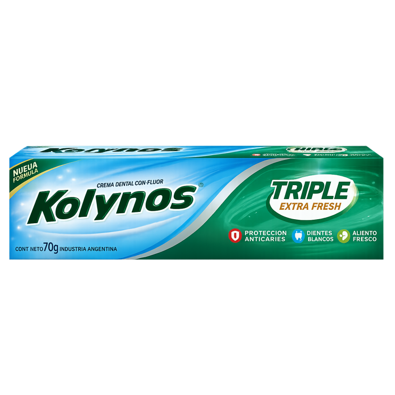 KOLYNOS CREMA DENTAL 70G TRIPLE