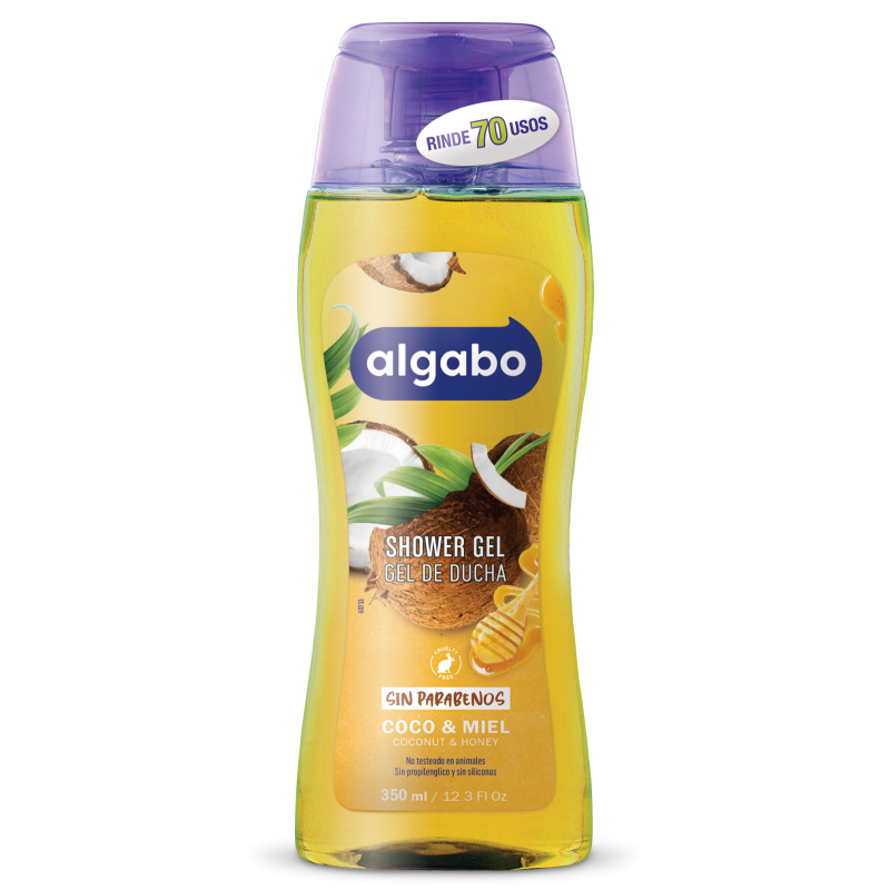 ALGABO GEL DE DUCHA 350ML COCO & MIEL