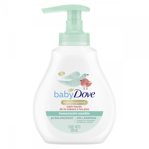 DOVE BABY JABON LIQUIDO 200ML SENSIBLE