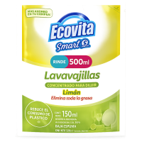 ECOVITA LAVAVAJILLAS 150ML LIMON (RINDE 500ML)