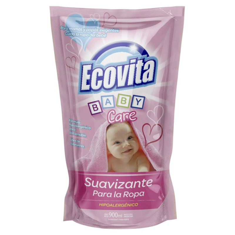 ECOVITA SUAVIZANTE 900ML BABY HIPOALERGENICO