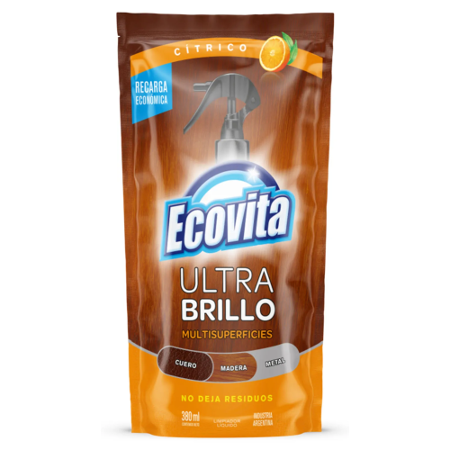 ECOVITA LUSTRAMUEBLES 380ML ULTRA BRILLO CITRICO