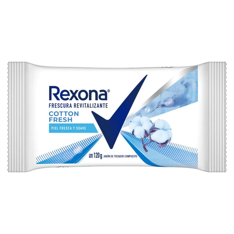 REXONA JABON TOCADOR 1U 120G COTTON