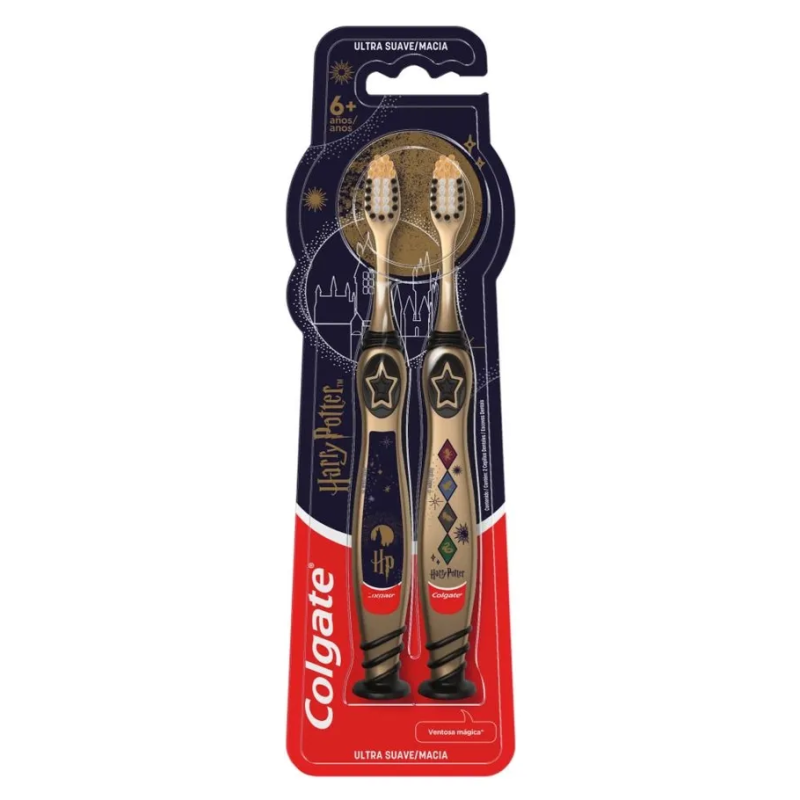 COLGATE CEPILLO DIENTES HARRY POTTER + 6 AÑOS 2U