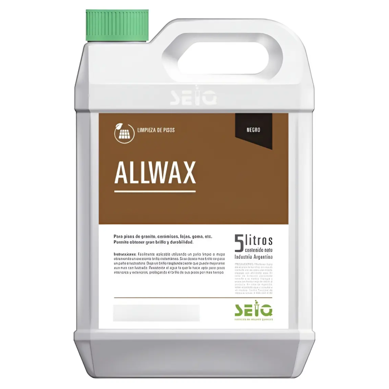 SEIQ ALLWAX AUTOBRILLO ACRILICA 5L NEGRO
