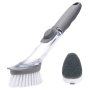 ITEM CEPILLO MANGO DETERGENTE + 2 ESPONJAS