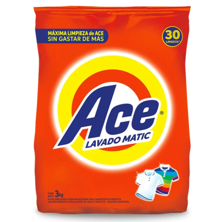 ACE JABON POLVO MATIC 3KG
