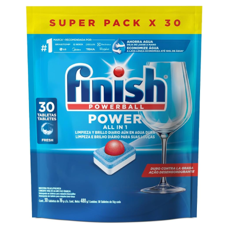 FINISH POWERBALL 30U TABLETAS