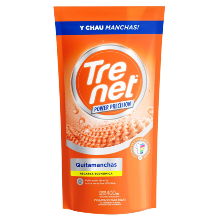 TRENET QUITA MANCHAS SACHET 400ML POWER
