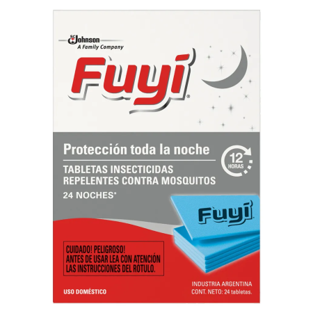 FUYI TABLETAS MOSQUITOS 24U