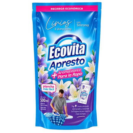 ECOVITA APRESTO SACHET 500ML + AROMATIZANTE