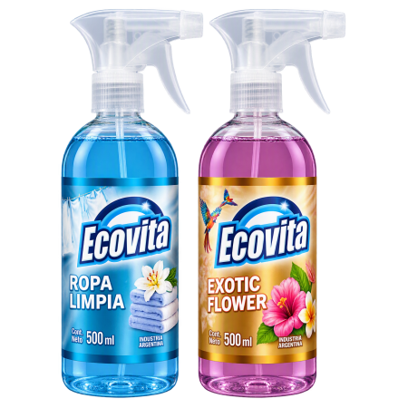 ECOVITA AROMATIZANTE TELA Y AMBIENTES 500ML