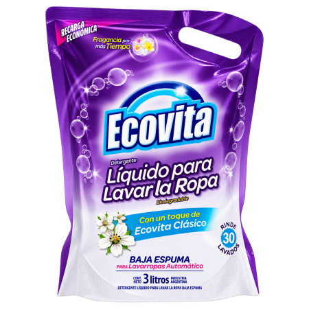 ECOVITA JABON LIQUIDO 3L + TOQUE CLASICO