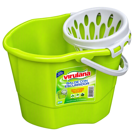 VIRULANA BALDE 12L CON ESCURRIDOR