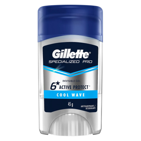 GILLETTE BARRA GEL COOL WAVE 45G